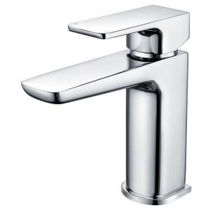 Moods Hingham Deck Mounted Chrome Basin Mixer Tap with Waste