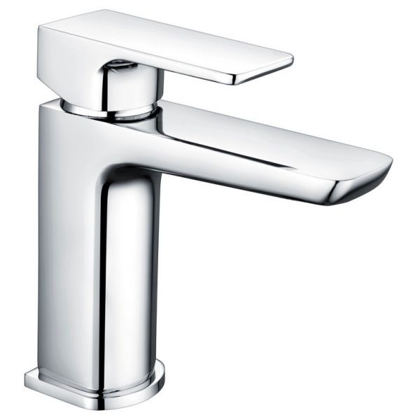 Moods Hingham Deck Mounted Chrome Cloakroom Basin Mixer Tap with Waste