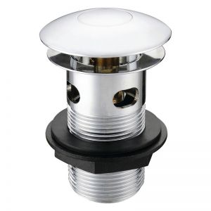 Moods Mushroom Top Click Clack Slotted Basin Waste