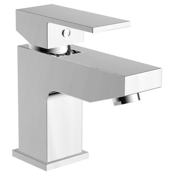 Moods Lexico Deck Mounted Chrome Basin Mixer Tap with Waste
