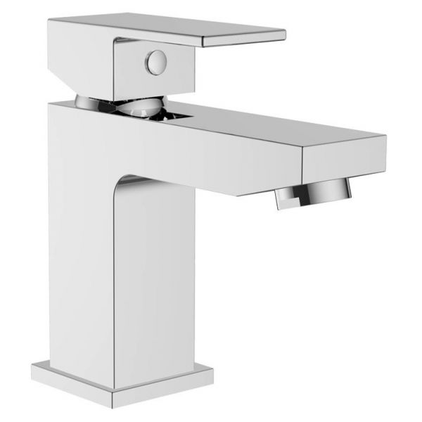 Moods Lexico Deck Mounted Chrome Cloakroom Basin Mixer Tap with Waste