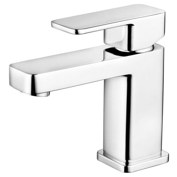 Moods Barrington Deck Mounted Chrome Cloakroom Basin Mixer Tap with Waste