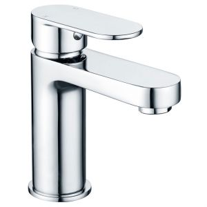 Moods Harlan Deck Mounted Chrome Basin Mixer Tap with Waste