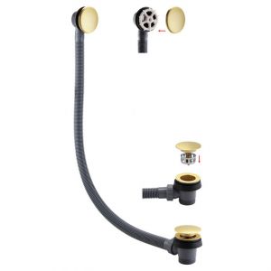 Moods Brushed Brass Click Clack Bath Waste
