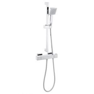 Moods Rhodes Cool Touch Thermostatic Bar Shower Valve with Riser Kit