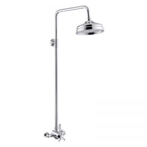 Moods Traditional Exposed Single Outlet Shower Kit with Overhead Shower