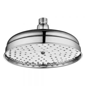Moods Chrome Round Traditional Shower Head 200mm