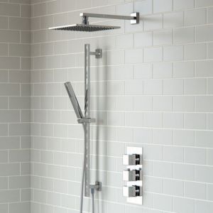 Moods Kavala Chrome Two Outlet Thermostatic Shower Pack