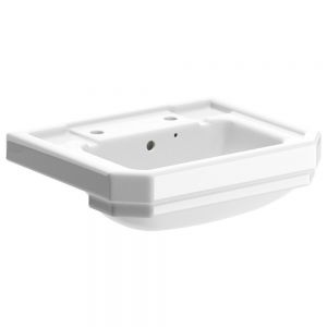Moods Classico Two Tap Hole 500mm Semi Recessed Basin