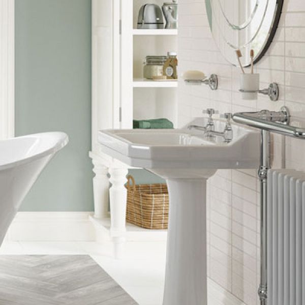 Moods Classico Two Tap Hole 500mm Semi Recessed Basin #2
