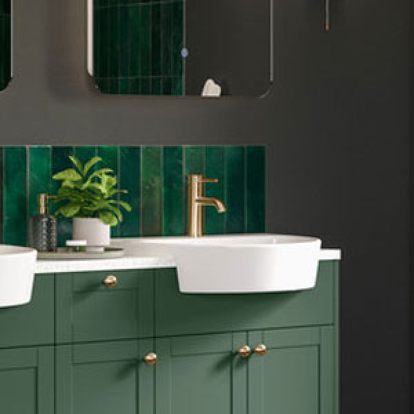 Moods Fuschia Semi Recessed Basin 555 x 435mm #2