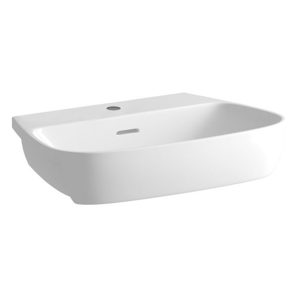 Moods Linden 495 x 415mm 1TH Semi Recessed Basin