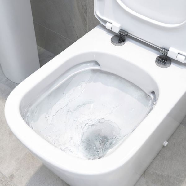 Moods Linden Rimless Comfort Height Open Back Close Coupled Toilet #2