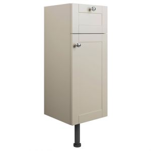 Moods Bickington 300 Matt Latte 1 Door 1 Drawer Floor Standing Base Unit