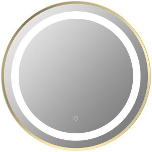 Moods Spirit 600mm Round Mirror Brushed Brass