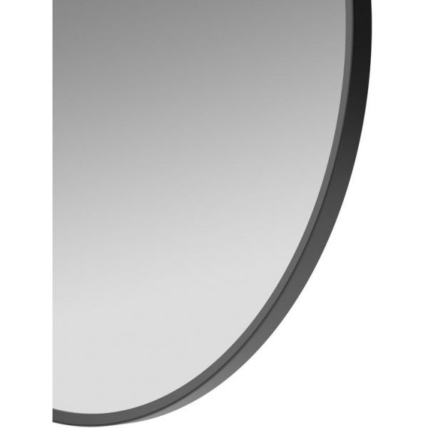Moods Zeal 600mm Round Mirror Black #2