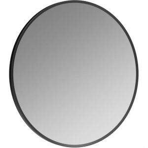 Moods Zeal 600mm Round Mirror Black