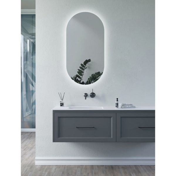 Moods Kobe 800 x 400 Oblong Back Lit LED Bathroom Mirror #3