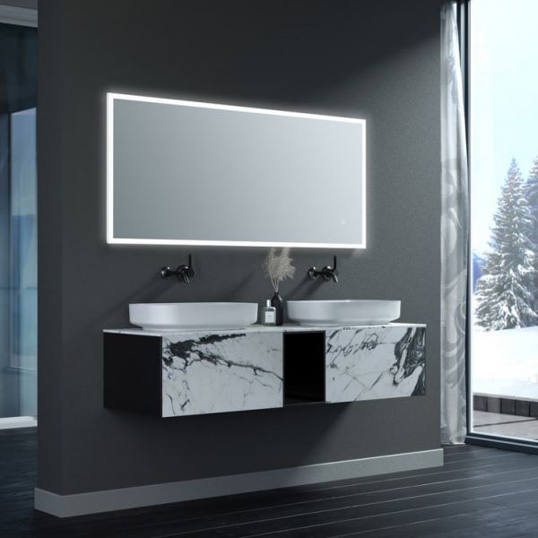 Moods Sendai 800 x 600 Rectangular LED Mirror #3
