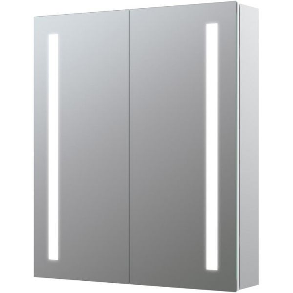 Moods Yokohama 700 x 600 Rectangular LED 2 Door Cabinet