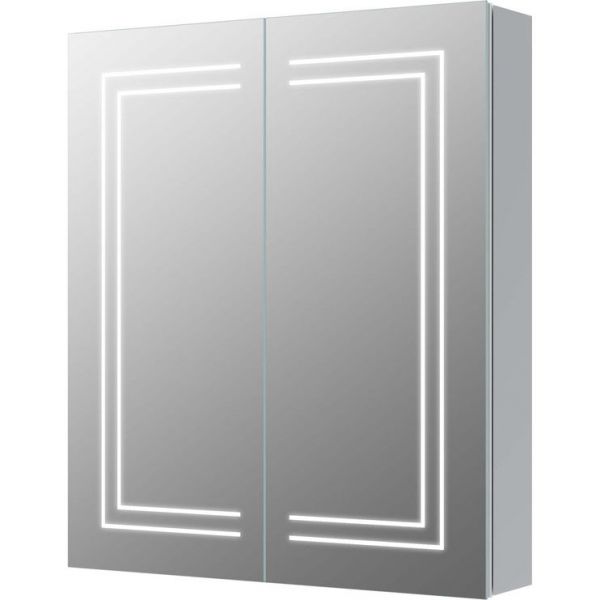 Moods Nara 700 x 600 Rectangular LED 2 Door Cabinet