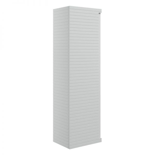 Moods Balance Matt Mineral Grey Tall 1 Door Wall Hung Bathroom Storage Unit