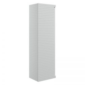 Moods Balance Matt Mineral Grey Tall 1 Door Wall Hung Bathroom Storage Unit