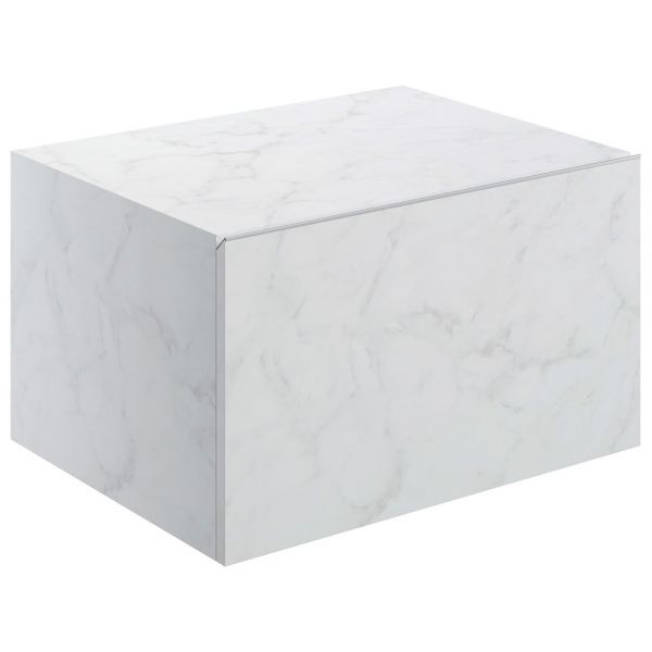 Moods Nature 800mm White Marble Wall Hung Storage Drawer #2