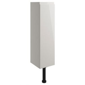 Moods Wembury Pearl Grey Gloss 200mm Slim Base Unit