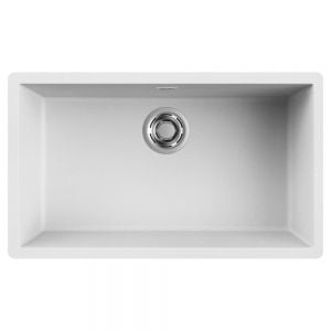 Reginox Multa 130 White Single Bowl Granite Kitchen Sink