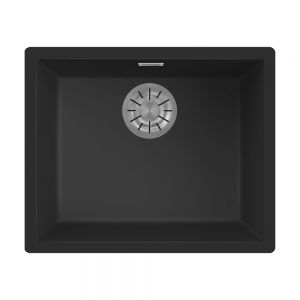 Reginox Multa Black 1 Bowl Granite Kitchen Sink 556 x 456mm