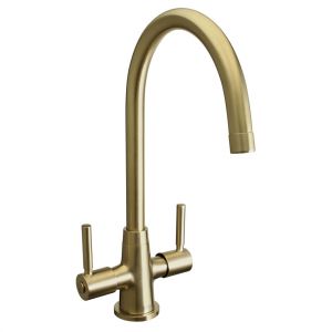 Bristan Monza Brushed Brass Easy Fit Mono Kitchen Mixer Tap MZ SNK EF BB