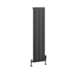 Eastbrook Malmesbury 1200 x 280 Matt Anthracite Aluminium Designer Radiator