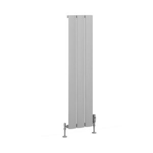 Eastbrook Malmesbury 1200 x 280 Matt Grey Aluminium Designer Radiator