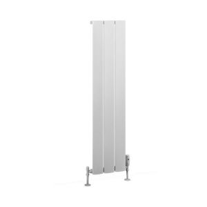 Eastbrook Malmesbury 1200 x 280 Matt White Aluminium Designer Radiator