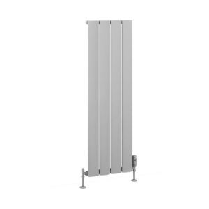 Eastbrook Malmesbury 1200 x 375 Matt Grey Aluminium Designer Radiator