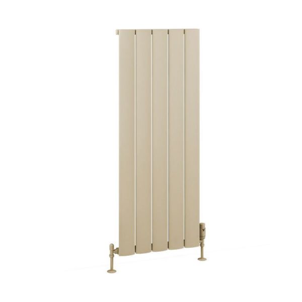 Eastbrook Malmesbury 1200 x 470 Matt Cappuccino Aluminium Designer Radiator