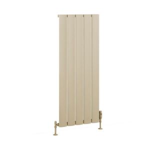 Eastbrook Malmesbury 1200 x 470 Matt Cappuccino Aluminium Designer Radiator