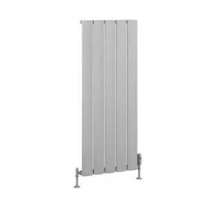 Eastbrook Malmesbury 1200 x 470 Matt Grey Aluminium Designer Radiator