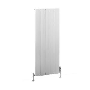 Eastbrook Malmesbury 1200 x 470 Matt White Aluminium Designer Radiator