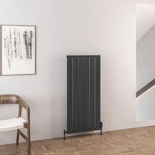 Eastbrook Malmesbury 1200 x 565 Matt Anthracite Aluminium Designer Radiator #2