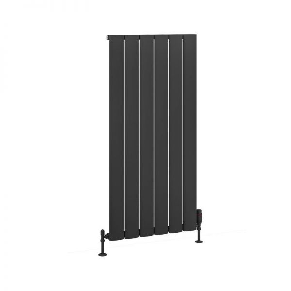 Eastbrook Malmesbury 1200 x 565 Matt Anthracite Aluminium Designer Radiator