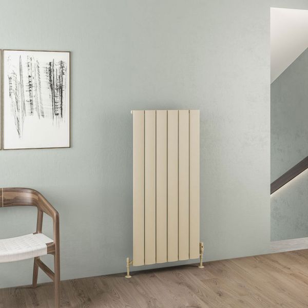 Eastbrook Malmesbury 1200 x 565 Matt Cappuccino Aluminium Designer Radiator #2
