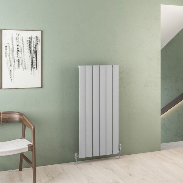 Eastbrook Malmesbury 1200 x 565 Matt Grey Aluminium Designer Radiator #2