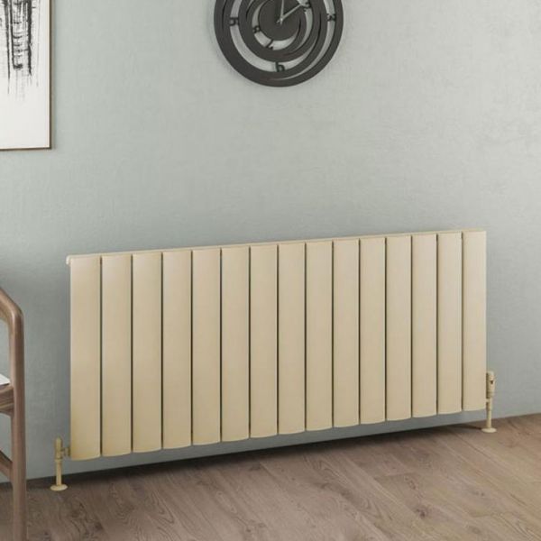 Eastbrook Malmesbury 600 x 1420 Matt Cappuccino Aluminium Designer Radiator #2