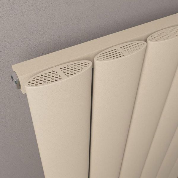 Eastbrook Malmesbury 1200 x 470 Matt Cappuccino Aluminium Designer Radiator #3