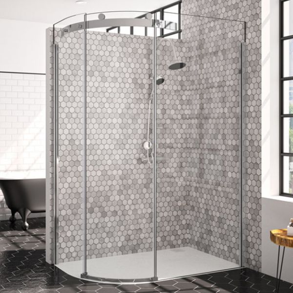 Merlyn 10 Series 1200 x 900 Left Hand Offset Quadrant Shower Enclosure