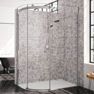 Merlyn 10 Series 1000 x 800 Left Hand Offset Quadrant Shower Enclosure