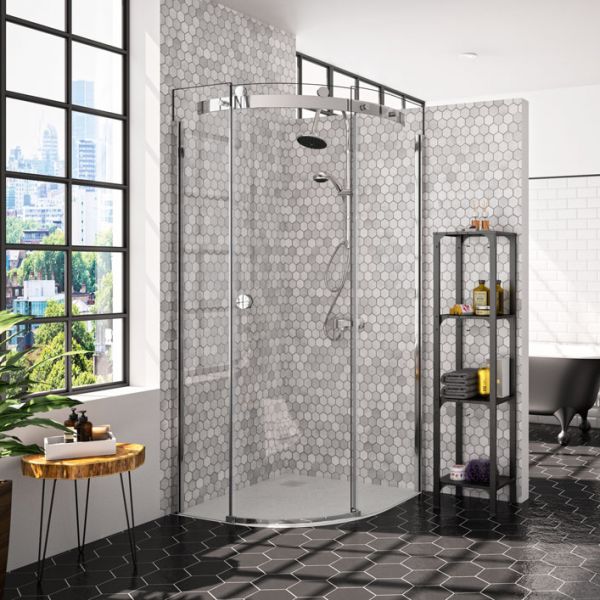Merlyn 10 Series 800 x 800 Left Hand Quadrant Shower Enclosure #2