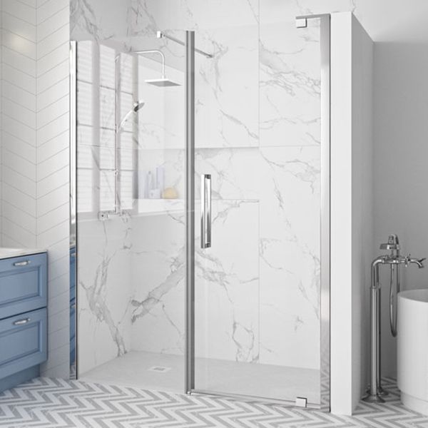 Merlyn 10 Series 1700 Pivot Shower Door and Inline Panel